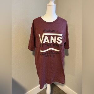 Men’s RED Vans Tee